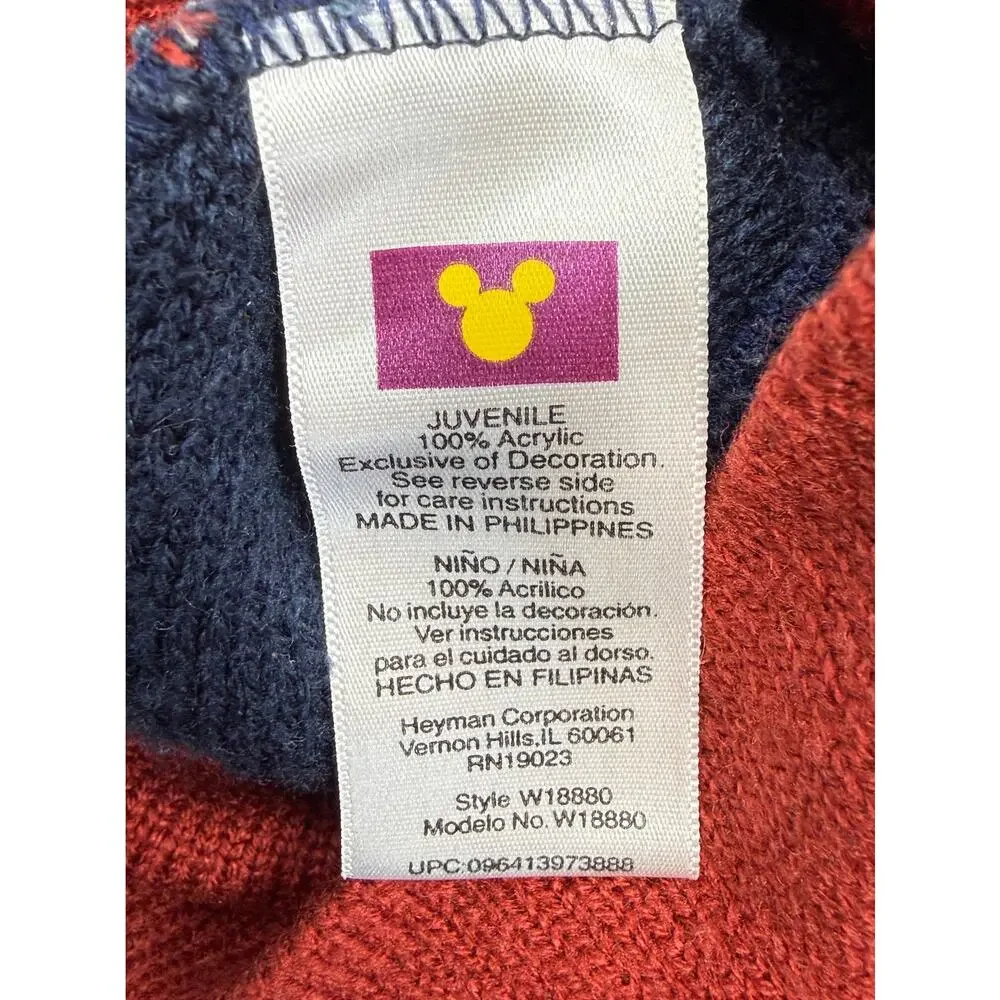 Vintage Disney Winnie the Pooh Knit‎ Hat Juvenile Baby Toddler Ear Flap Pom